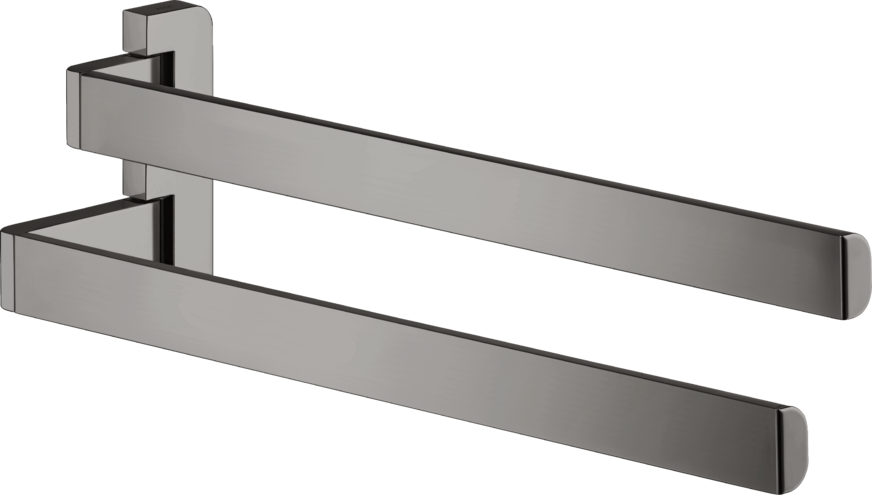 Купить купить двойной полотенцедержатель axor universal softsquare полированный черный, хром арт. 42821330