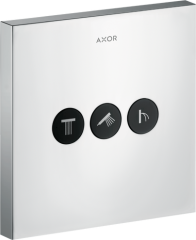 Вентиль AXOR ShowerSelect для 3 потребителей, квадратный, СМ, хром арт. 36717000