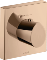 Термостат HighFlow Axor Starck Organic, 120/120, скрытого монтажа, полированное красное золото арт. 12712300