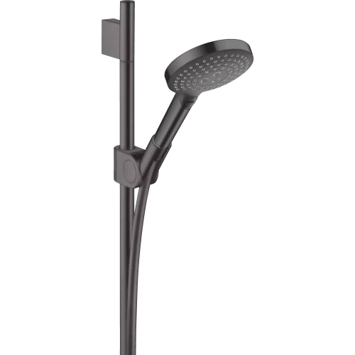 Купить купить душевой набор axor showersolutions с ручным душем raindance, 0,9 м, 120, 3 jet, шлифованный черный, хром арт. 27987340