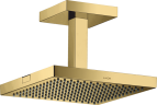 Купить купить верхний душ axor showersolutions 240/240 1jet, с потолочным подсоединением, полированное золото арт. 10929990