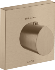 Термостат HighFlow Axor Starck Organic, 120/120, скрытого монтажа, шлифованное красное золото арт. 12712310