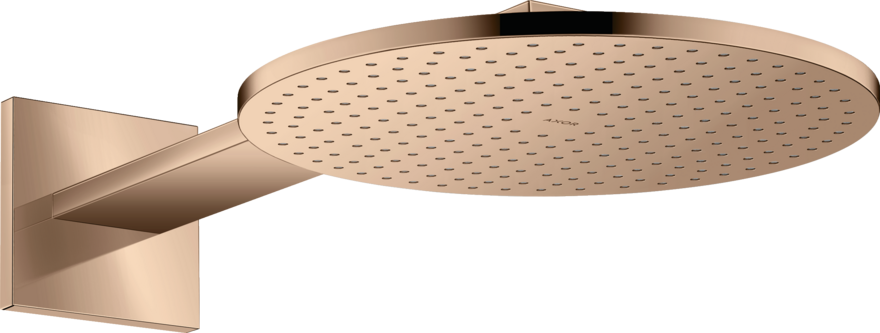 Купить купить верхний душ axor showersolutions 300 2jet, с держателем, полированное красное золото арт. 35303300