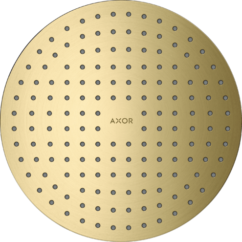 Купить купить верхний душ axor showersolutions 250 2jet, потолочный монтаж, матовая латунь арт. 35298950