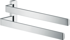 Двойной полотенцедержатель AXOR Universal Softsquare сталь арт. 42821800