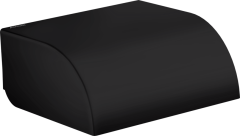 Держатель туалетной бумаги с крышкой AXOR Universal Circular, матовый черный арт. 42858670