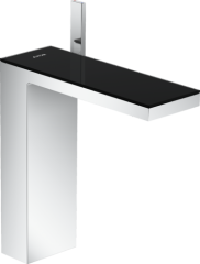 Смеситель для раковины AXOR MyEdition 230 со сливным клапаном Push-Open, зеркальный черный, хром арт. 47020600