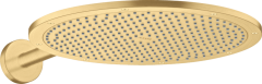Верхний душ AXOR ShowerSolutions 350 1jet, с держателем, шлифованное золото арт. 26034250