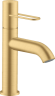 Купить купить смеситель для раковины axor uno 100, с рукояткой-петлей, с незапираемым сливным набором, шлифованное золото арт. 38026250