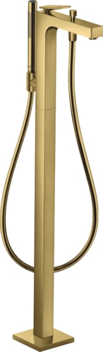 Купить купить смеситель для ванны axor citterio напольный, с рычаговой рукояткой, полированное золото арт. 39440990