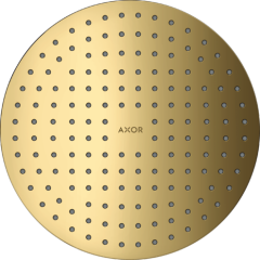 Верхний душ AXOR ShowerSolutions 250 2jet, потолочный монтаж, полированное золото арт. 35298990