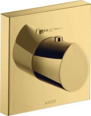 Термостат HighFlow Axor Starck Organic, 120/120, скрытого монтажа, полированное золото арт. 12712990