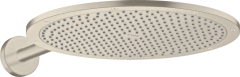 Верхний душ AXOR ShowerSolutions 350 1jet, с держателем, шлифованный никель арт. 26034820