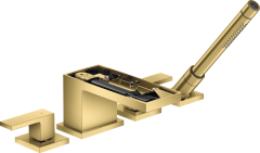 Смеситель на край ванны AXOR MyEdition на 4 отверстия без панели, полированное золото арт. 47432990