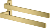 Купить купить двойной полотенцедержатель axor universal softsquare матовая латунь арт. 42821950
