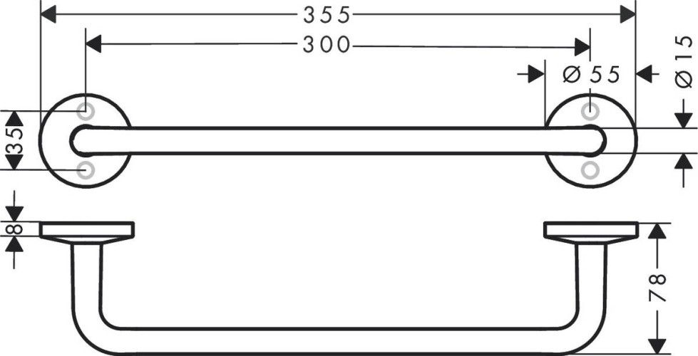 Купить купить поручень axor universal circular, полированное золото арт. 42813990