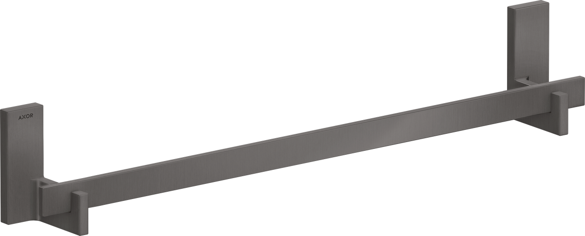 Купить купить полотенцесушитель 600 мм axor universal rectangular, матовый черный, хром арт. 42661340