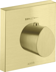 Термостат HighFlow Axor Starck Organic, 120/120, скрытого монтажа, шлифованная медь арт. 12712950