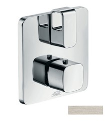 Термостат Axor Urquiola, с запорным вентилем, сталь арт. 11732800