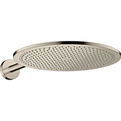 Верхний душ Axor ShowerSolutions, 350, 1 jet, с держателем, полированный никель арт. 26034830