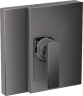 Купить купить смеситель для душа axor edge рычажный, скрытого монтажа, полированный черный, хром арт. 46650330