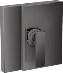 Смеситель для душа AXOR Edge рычажный, скрытого монтажа, полированный черный, хром арт. 46650330