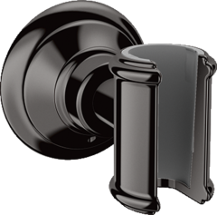 Держатель ручного душа AXOR Montreux полированный черный, хром арт. 16325330