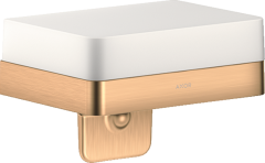 Мыльница AXOR Universal Softsquare матовая бронза арт. 42819140