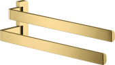 Купить купить двойной полотенцедержатель axor universal softsquare полированное золото арт. 42821990