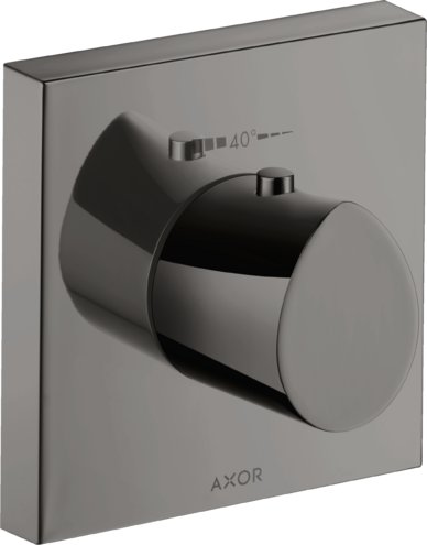 Купить купить термостат highflow axor starck organic, 120/120, скрытого монтажа, полированный черный, хром арт. 12712330