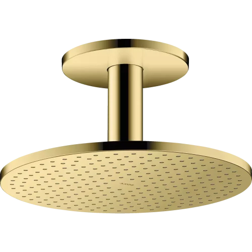 Купить купить верхний душ axor showersolutions, с потолочным подсоединением, 300 мм, 1 jet, полированная медь арт. 35301930
