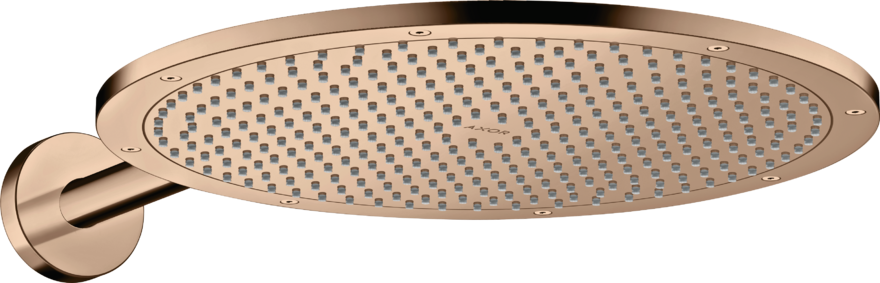 Купить купить верхний душ axor showersolutions 350 1jet, с держателем, полированное красное золото арт. 26034300