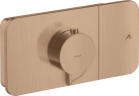Купить купить термостат для 1 потребителя, axor one, скрытого монтажа, шлифованное красное золото арт. 45711310