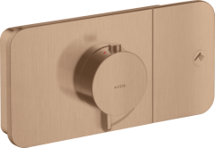 Термостат для 1 потребителя, Axor One, скрытого монтажа, шлифованное красное золото арт. 45711310