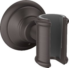 Держатель ручного душа AXOR Montreux матовый черный, хром арт. 16325340