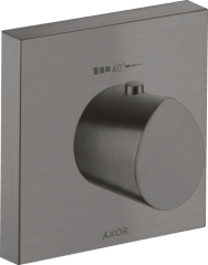 Термостат HighFlow Axor Starck Organic, 120/120, скрытого монтажа, шлифованный черный, хром арт. 12712340