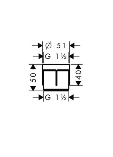Купить купить удлинитель axor для secuflex арт. 98806000