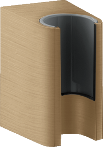 Купить купить держатель ручного душа axor one, шлифованная бронза арт. 45721140