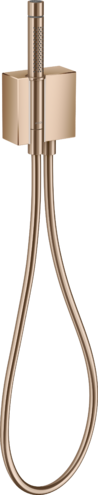 Купить купить porter-набор axor edge с ручным душем 2jet и душевым шлангом, полированное красное золото арт. 46520300