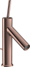 Купить купить смеситель для раковины axor starck, однорычажный, с тонкой рукояткой, со сливным гарнитуром, полированное красное золото арт. 10111300