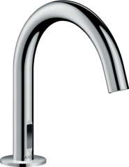 Смеситель AXOR Uno для раковины электронный с предустановкой температуры, работа от сети 230 V, хром арт. 38010000