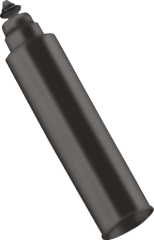 Удлинение для излива Axor Starck, 60 мм, шлифованный черный, хром арт. 10981340