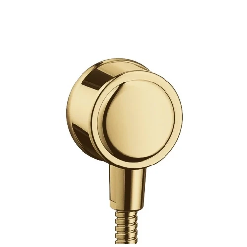 Купить купить шланговое подсоединение fixfit axor montreux, с клапаном обратного тока, полированная бронза арт. 16884130