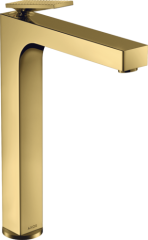 Смеситель для раковины высокий AXOR Citterio 280 с рычаговой рукояткой, полированное золото арт. 39151990