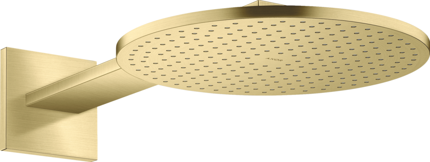 Купить купить верхний душ axor showersolutions 300 2jet, с держателем, матовая латунь арт. 35303950