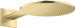 Купить купить верхний душ axor showersolutions 300 2jet, с держателем, матовая латунь арт. 35303950