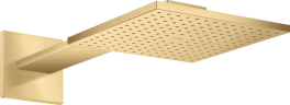 Купить купить верхний душ axor showersolutions 250/250 2jet, с держателем, матовое золото арт. 35310250