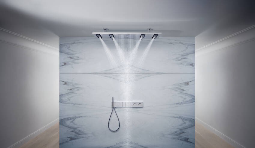 Купить купить верхний душ axor showersolutions showerheaven 1200/300 4jet, без подсветки, хром арт. 10637000