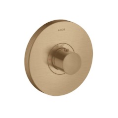 Термостат AXOR ShowerSelect HighFlow, скрытого монтажа, круглый, матовая бронза арт. 36721140