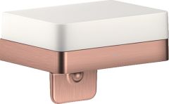 Мыльница AXOR Universal Softsquare матовое красное золото арт. 42819310